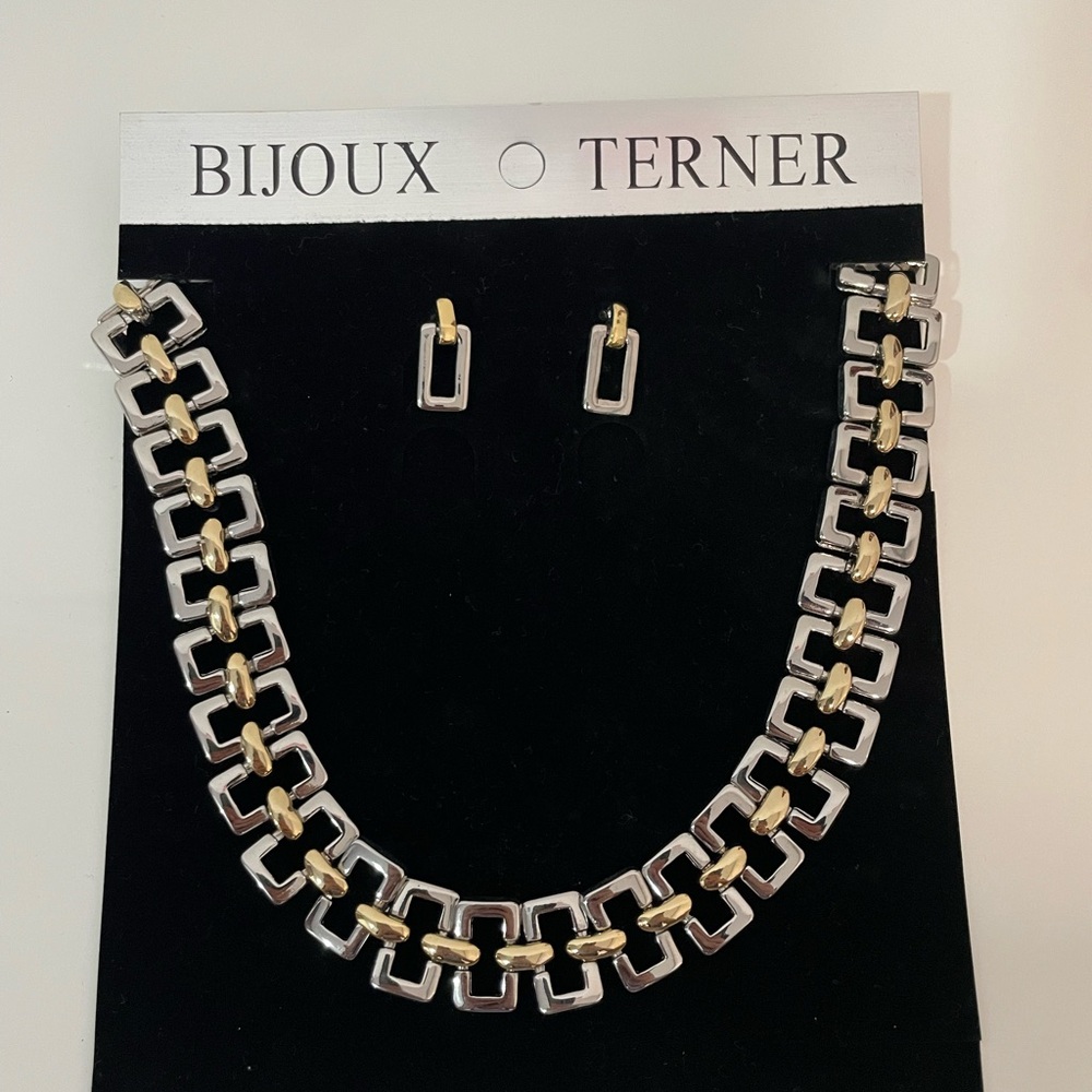 Bijoux Terner Two-Tone Chain Necklace